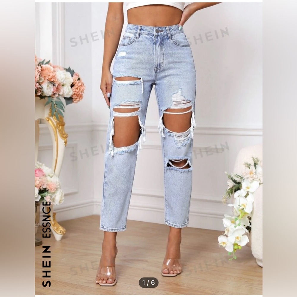 SHEIN mom jeans